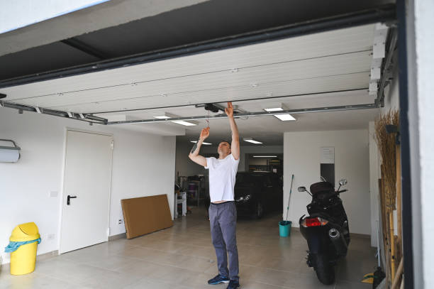 Off-track garage door cables